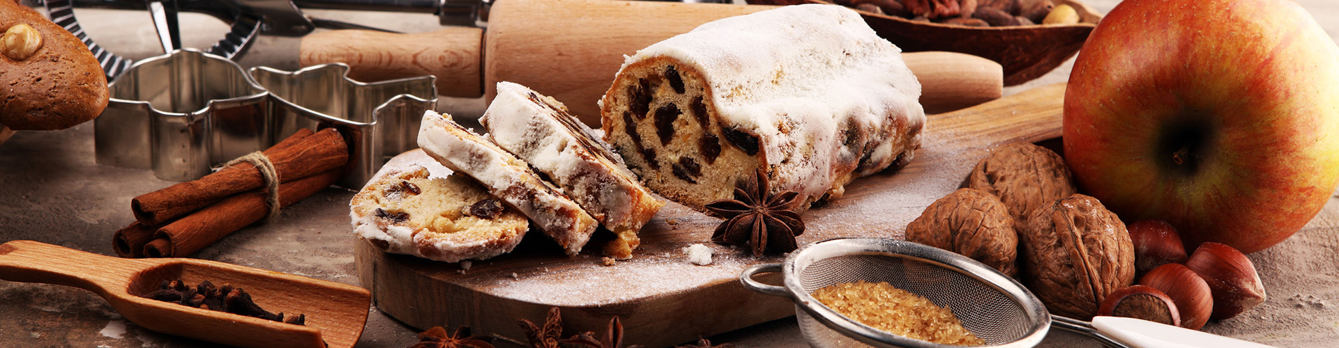Stollen in der Bäckerei Körner